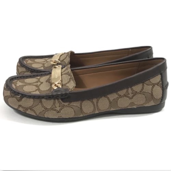 Coach A01918 Olive Loafers Moccasins Shoes - Picture 3 of 8